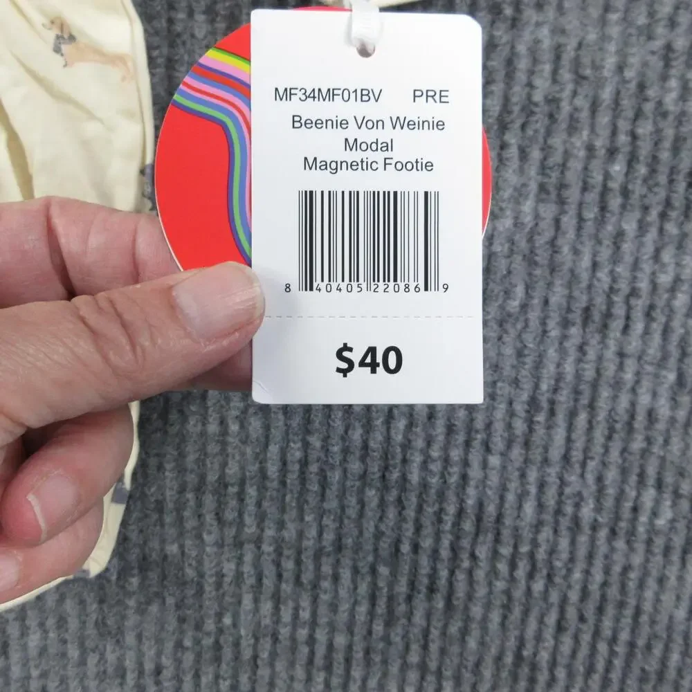 Magnetic Me Coverall Baby Preemie White Modal Magnetic Footie One-Piece NWT